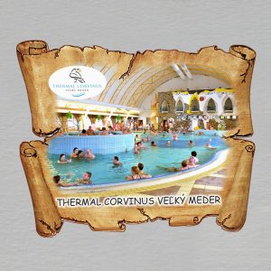 Thermal Corvinus - Vel'ký Meder - magnet pergamen