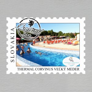 Thermal Corvinus - Vel'ký Meder - magnet známka