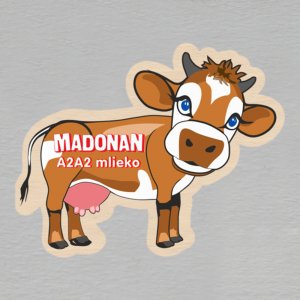 Madonan - kravička magnet ořez masiv