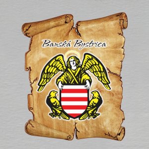 Banská Bystrica - erb - magnet pergamen