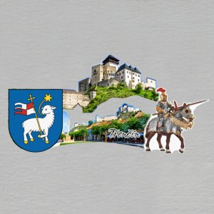 Trenčín - magnet prořez