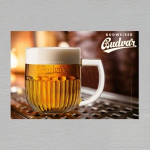 Budweiser Budvar - magnet C6 dvojitý