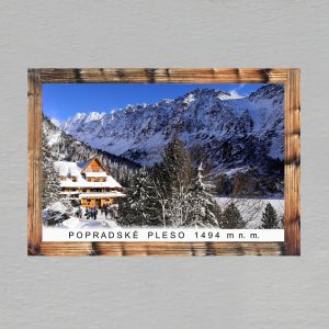 Popradské pleso - magnet C6 dvojitý