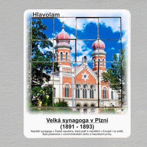 Velká synagoga Plzeň - hlavolam