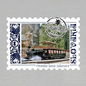 Oravská lesná železnica - magnet známka Slovakia