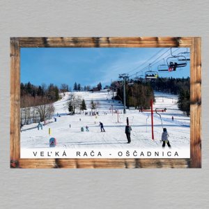 Velká Rača - Oščadnica - magnet C6 dvojitý