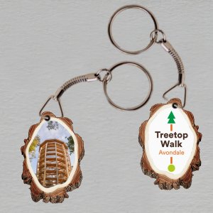 Treetop Walk - klíčenka kůra