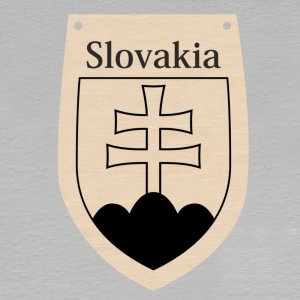 Znak Slovenska - gravír 15 cm