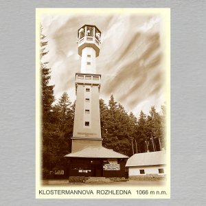 Klostermannova rozhledna - pohled C6 sépie