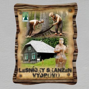 Lesnícky skanzen Vydrovo - magnet papír