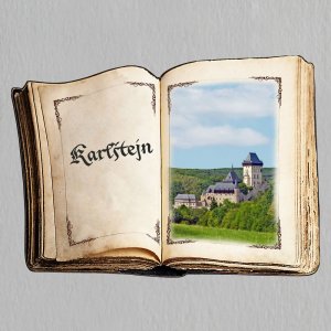 Karlštejn - magnet kniha