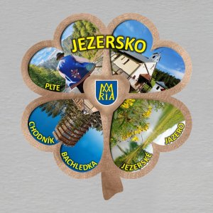 Jezersko - magnet čtyřlístek