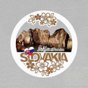 Jaskyňa Domica - magnet kulatý Slovakia