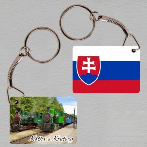 Detská železnica Košice - klíčenka obdélník