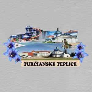 Turčianske Teplice - magnet ořez masiv