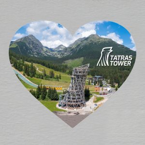 Tatras Tower - magnet srdce