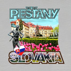 Piešťany - magnet ořez masiv Slovakia