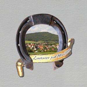 Louňovice pod Blaníkem - magnet podkova