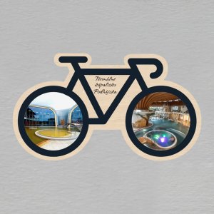 Termálne kúpalisko Podhájska - magnet bicykel