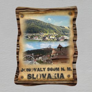 Donovaly - magnet papír