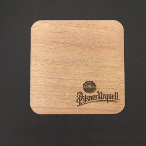 Pilsner Urquell - podtácek hranatý - gravír