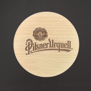 Pilsner Urquell - podtácek kulatý - gravír