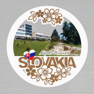 Kúpele Nimnica - magnet kulatý Slovakia