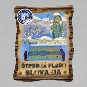 Štrbské pleso - magnet papír