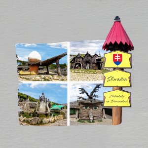 Habakuky na Donovaloch - magnet rozcestník Slovakia