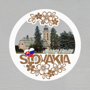 Liptovský Mikuláš - magnet kulatý Slovakia