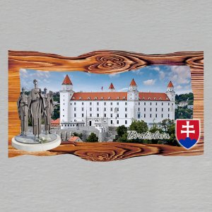 Bratislava - magnet prkna trojitý