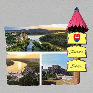 Devín - magnet rozcestník Slovakia