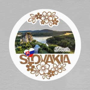 Devín - magnet kulatý Slovakia