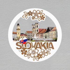 Banská Bystrica - magnet kulatý Slovakia