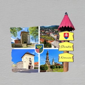 Kremnica - magnet rozcestník