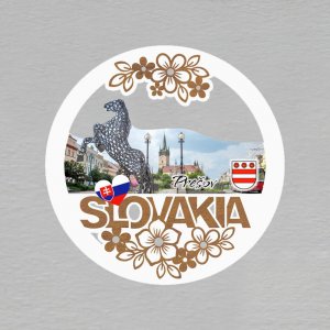 Prešov - magnet kulatý Slovakia