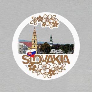 Zvolen - magnet kulatý Slovakia