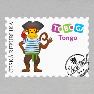 Toboga - Tongo - magnet známka