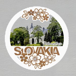 Námestovo - magnet kulatý Slovakia