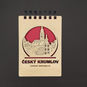 Zápisník - Český Krumlov A6 - světlý