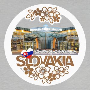 Termálne kúpalisko Podhájska - magnet kulatý Slovakia