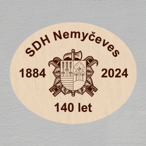 SDH Nemyčeves - plaketa gravír