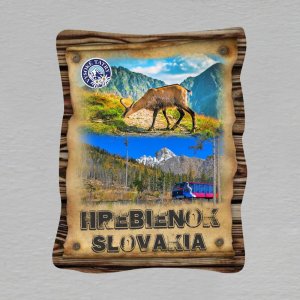 Vysoké Tatry - Hrebienok - magnet papír