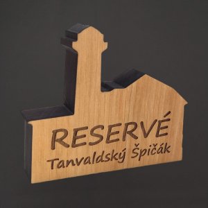 Tanvaldský Špičák - reservé s oboustranným gravírem