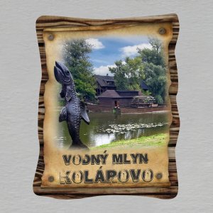 Vodný mlyn Kolárovo - magnet papír