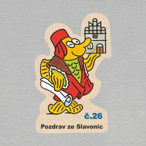 č.26 Pozdrav ze Slavonic - magnet