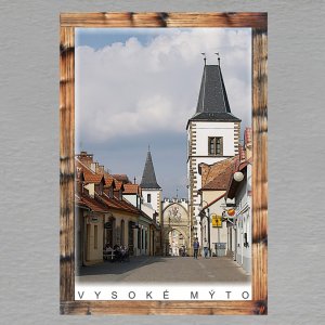 Vysoké Mýto - magnet C6 rám