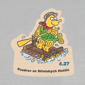 č. 27 Pozdrav ze Střelských Hoštic - magnet