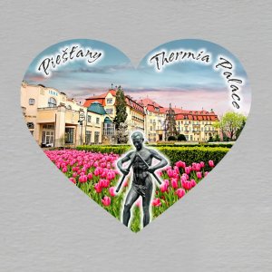 Piešťany - Thermia hotel - magnet srdce