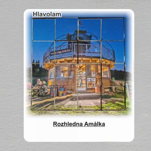 Rozhledna Amálka - hlavolam